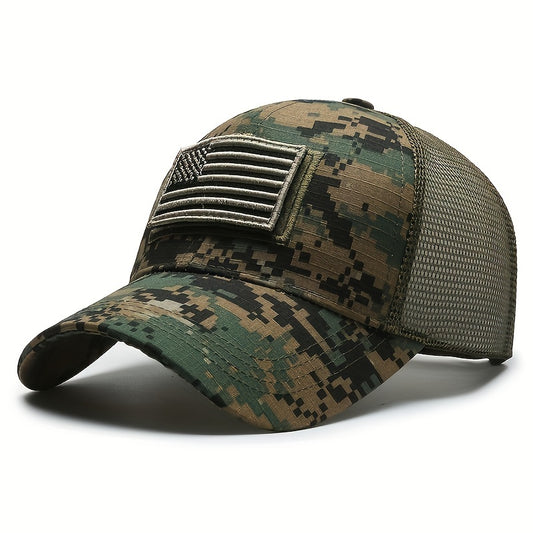 Unisex Camouflage Baseball Cap Adjustable Sunshade Outdoor Sport Hat