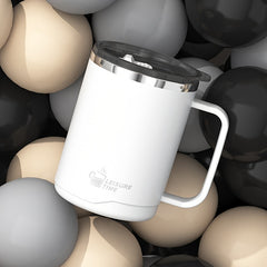Insulated Stainless Steel Mug with Lid for Outdoor Adventures