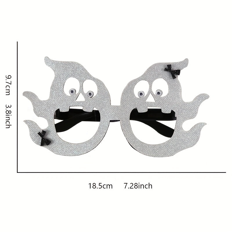 Halloween Glasses Spider Ghost Party Decor Funny Props