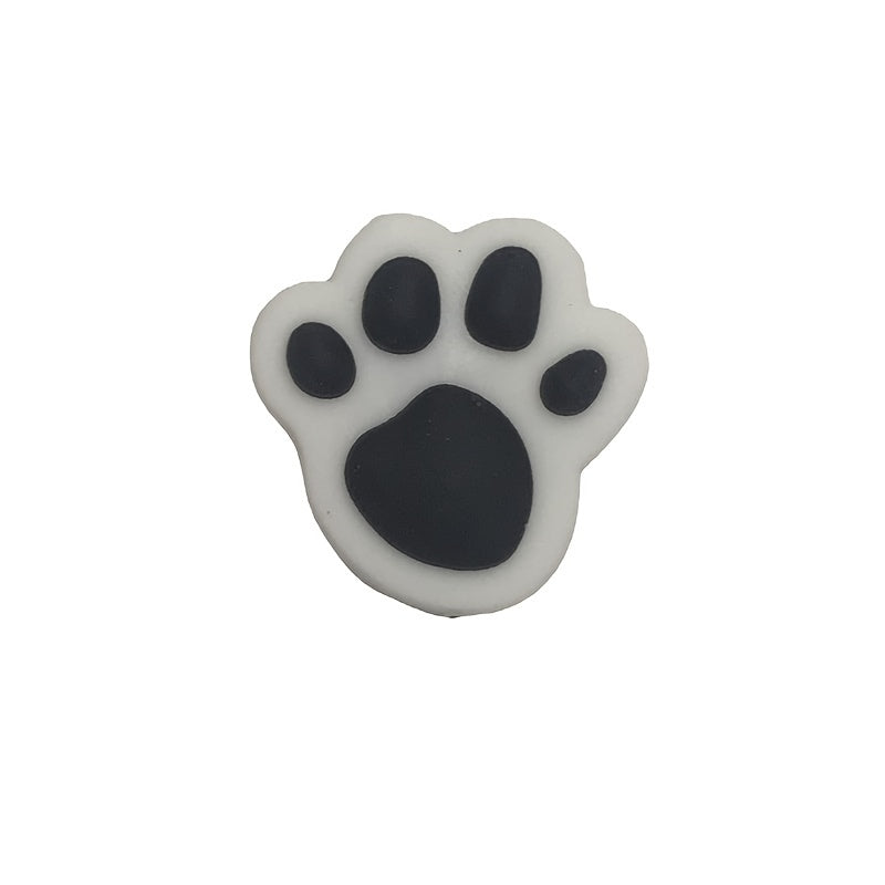 21pcs Paw Print Shoe Charms for Clogs - PVC Shoe Decorations Accessories