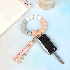 Silicone Car Key Ring - Durable Keychain Holder for Car Keys
