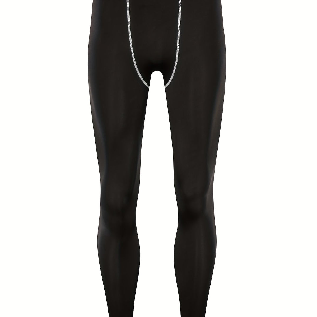 Men's Alphabets Pattern Compression Pants for Outdoor Fitness