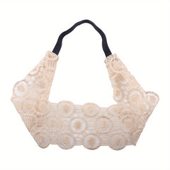 Vintage Lace Headband Embroidered Hairband Women's Accessories