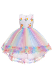 Unicorn Girls Princess Dress