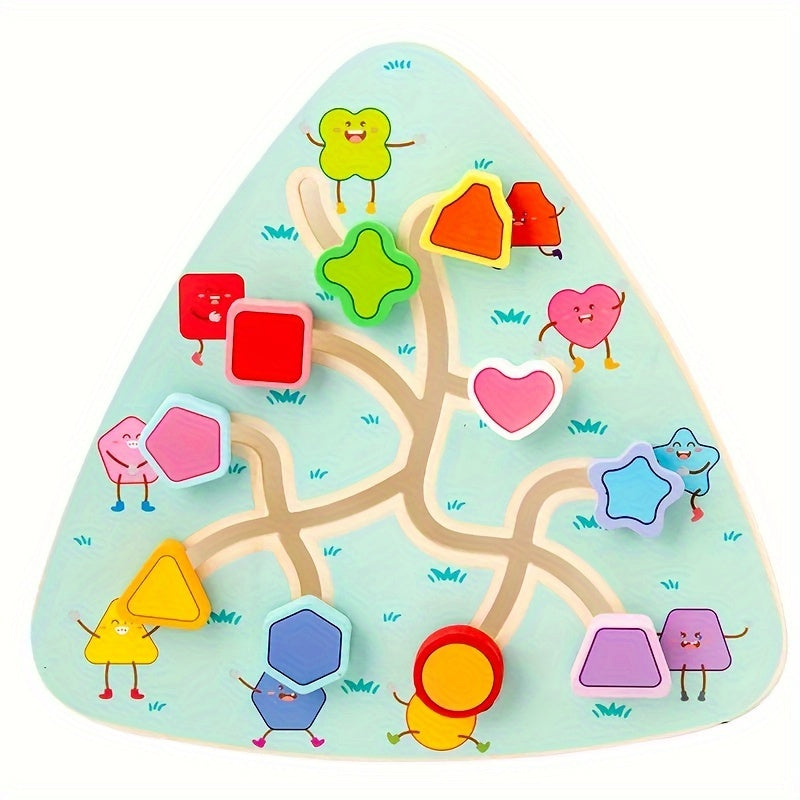 Wooden Maze Puzzle Game Toy for Kids