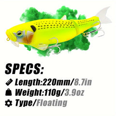 B&U 110g Topwater Jointed Swimbaits Floating Big Game Pencil Trolling Lure