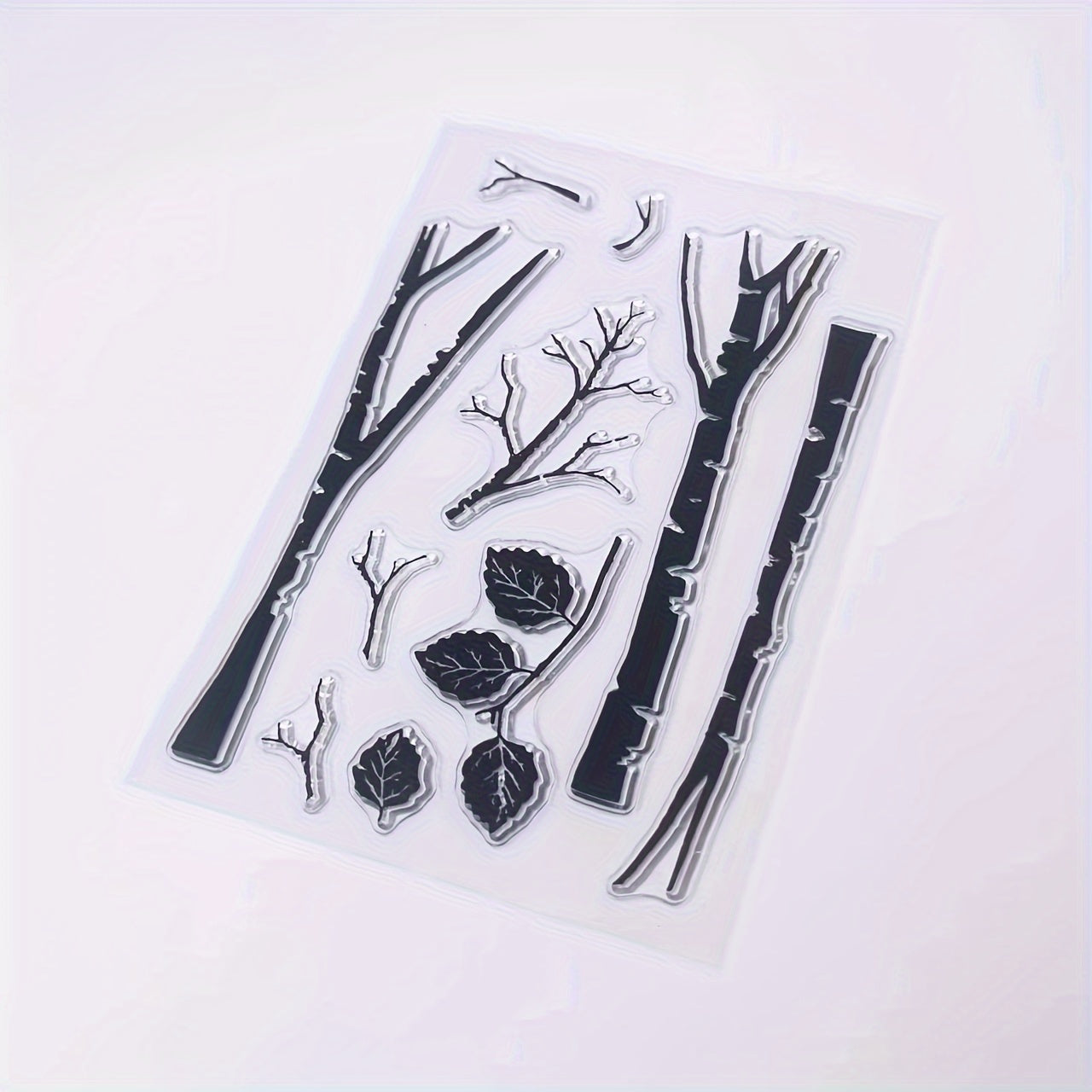 Branches Leaves Clear Stamps For Holiday Card Making Decoration