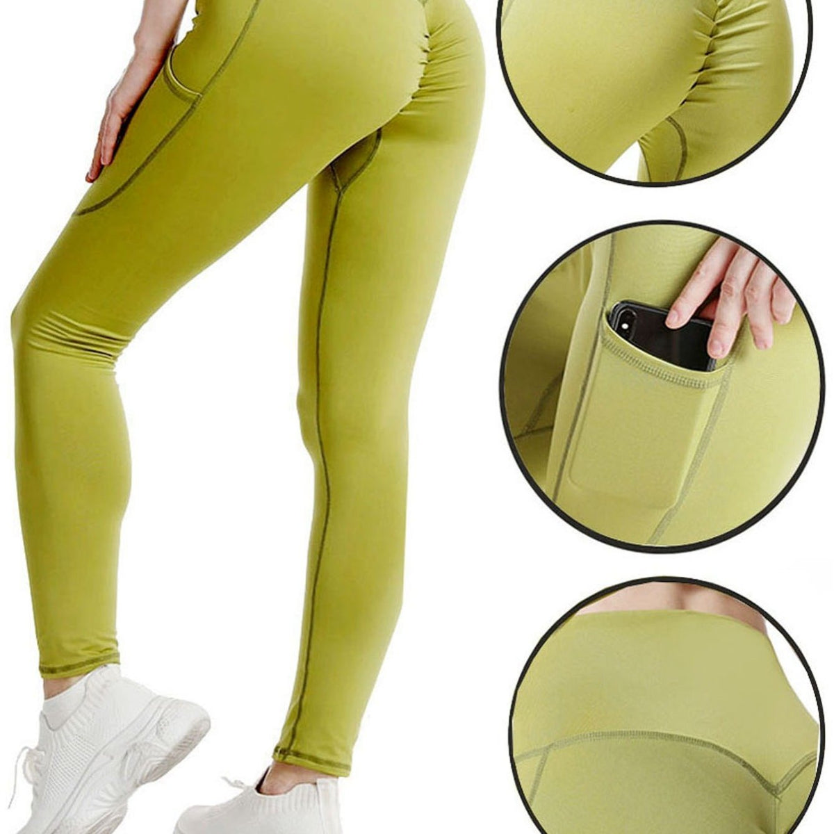 Seamless Yoga Leggings High Waist Stretch Fitness Leggings