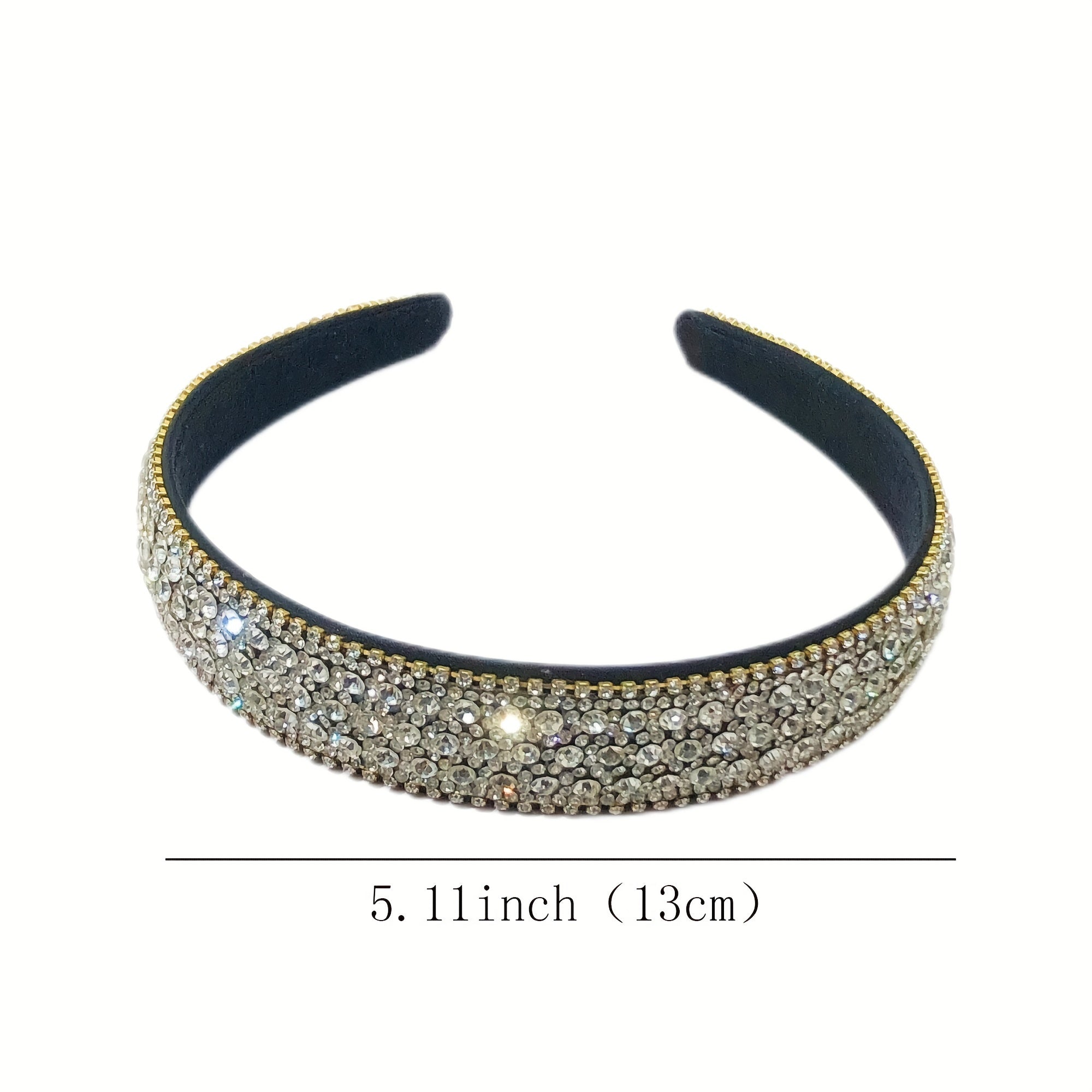 Rhinestone Sparkling Hairband Tiara Vintage Prom Hairband