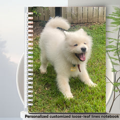 Custom Dog Photo Notebook - Personalized Pet Cover