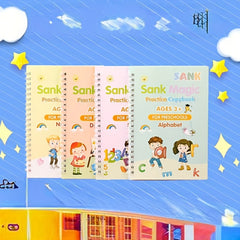 Kids English Practice Notebook with Copy Control Pen