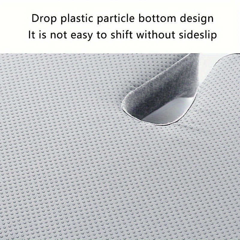 1pc Car Cushion Height Increasing Driving Lumbar Cushion Grey