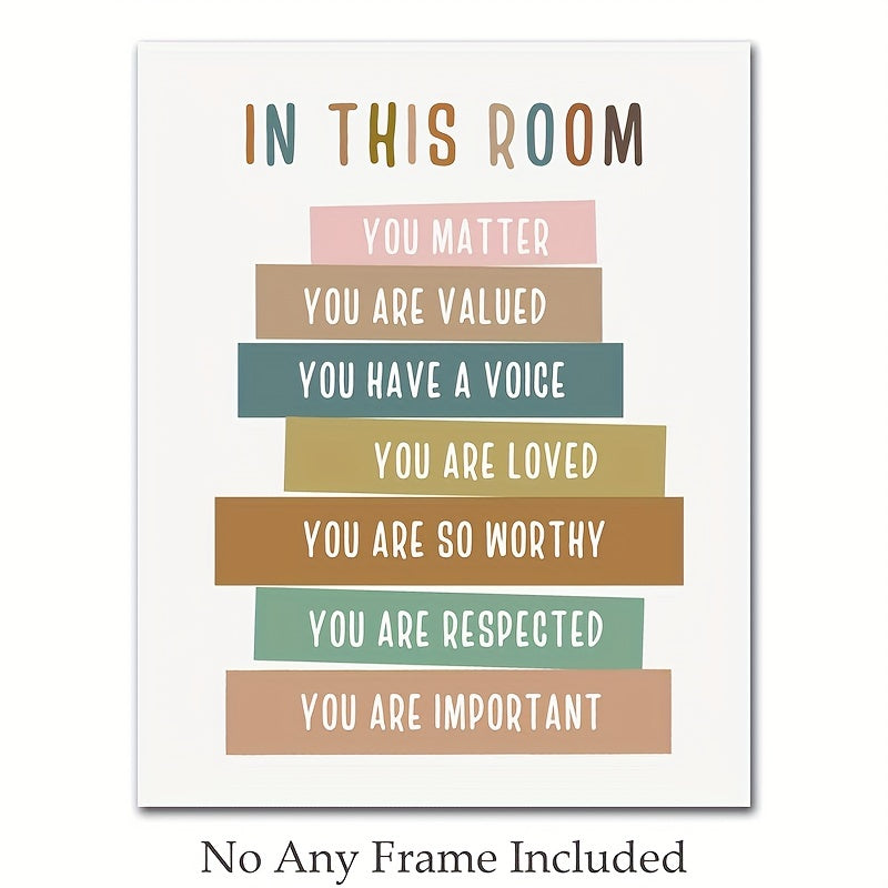 You Matter You Are Loved Classroom Decor