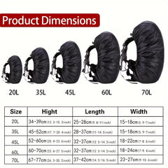 Mountaineering Backpack Rain Cover Waterproof Dust Cover