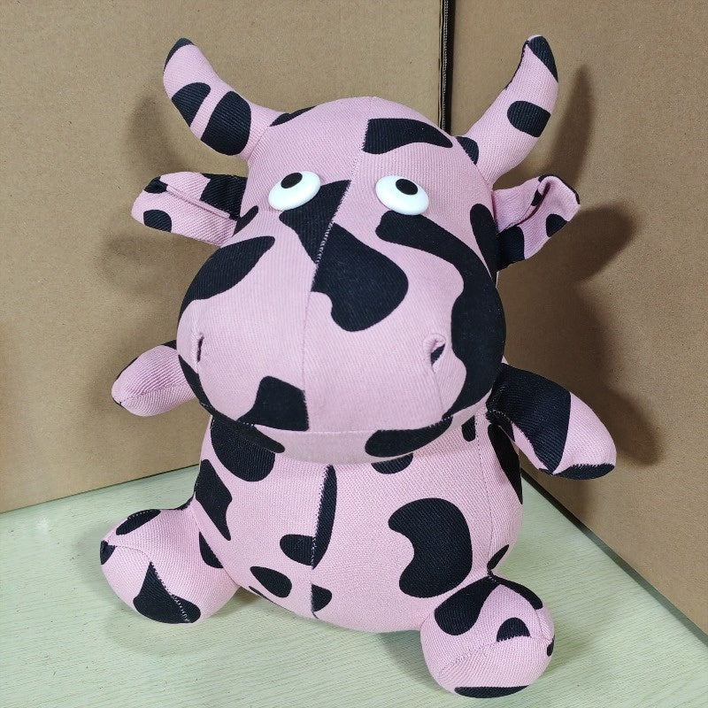 Cartoon Cow Plush Toy - Soft Stuffed Animal