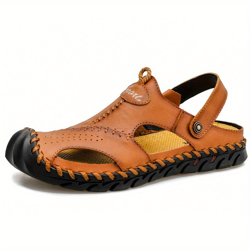 Men's Stitch Non Slip Sandals Comfy Beach Shoes Summer