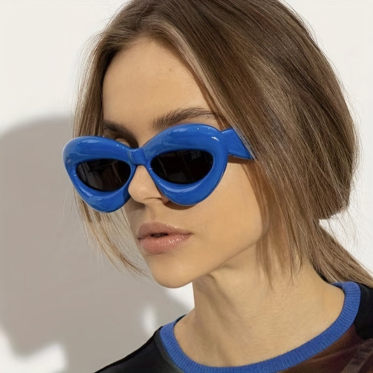 Y2K Inflated Cat Eye Sunglasses UV400