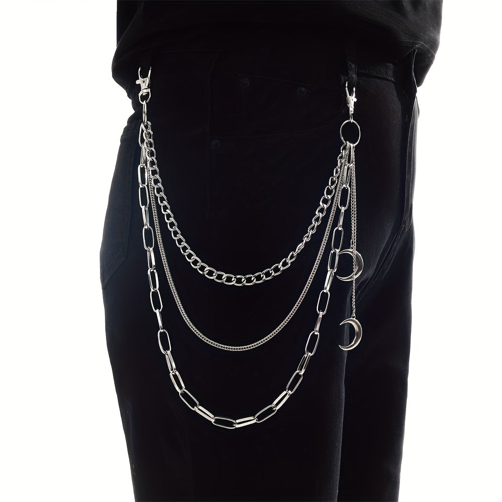 Punk Style Metal Chain Men's Waist Chain