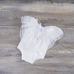 Newborn Lace Romper Bodysuits for Girls - Photo Shoot Outfits