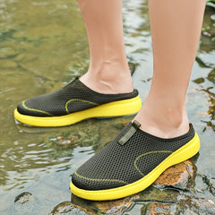 Men's Lightweight Mesh Slip-On Sandals Green