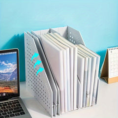 Bookshelf Standing File Holder Book Organizer for Thick Books