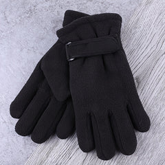 Warm Fleece Outdoor Cycling Gloves Thickened Windproof Ski Gloves