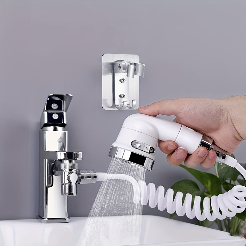 Adjustable Sink Faucet Spray Nozzle w/ Shower Head & Splitter
