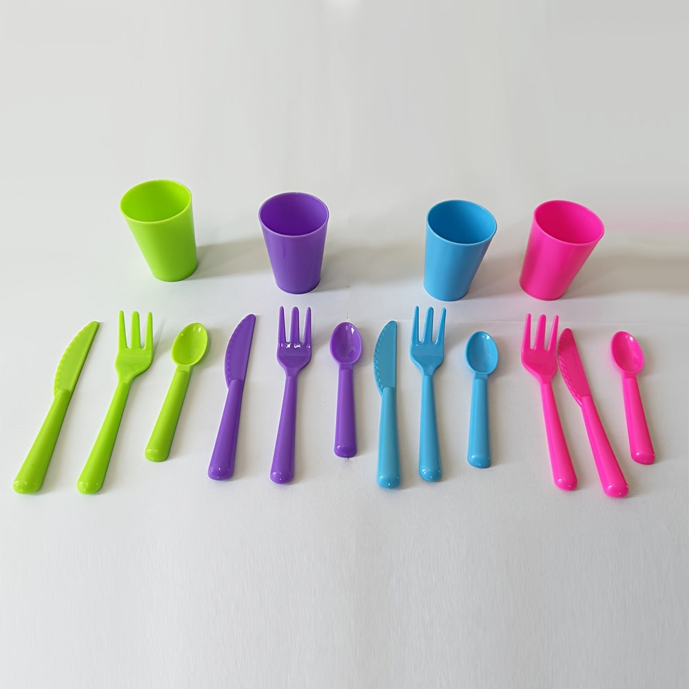 20pcs Kitchen Play Set Realistic Utensils Perfect for Boys and Girls