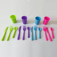 20pcs Kitchen Play Set Realistic Utensils Perfect for Boys and Girls