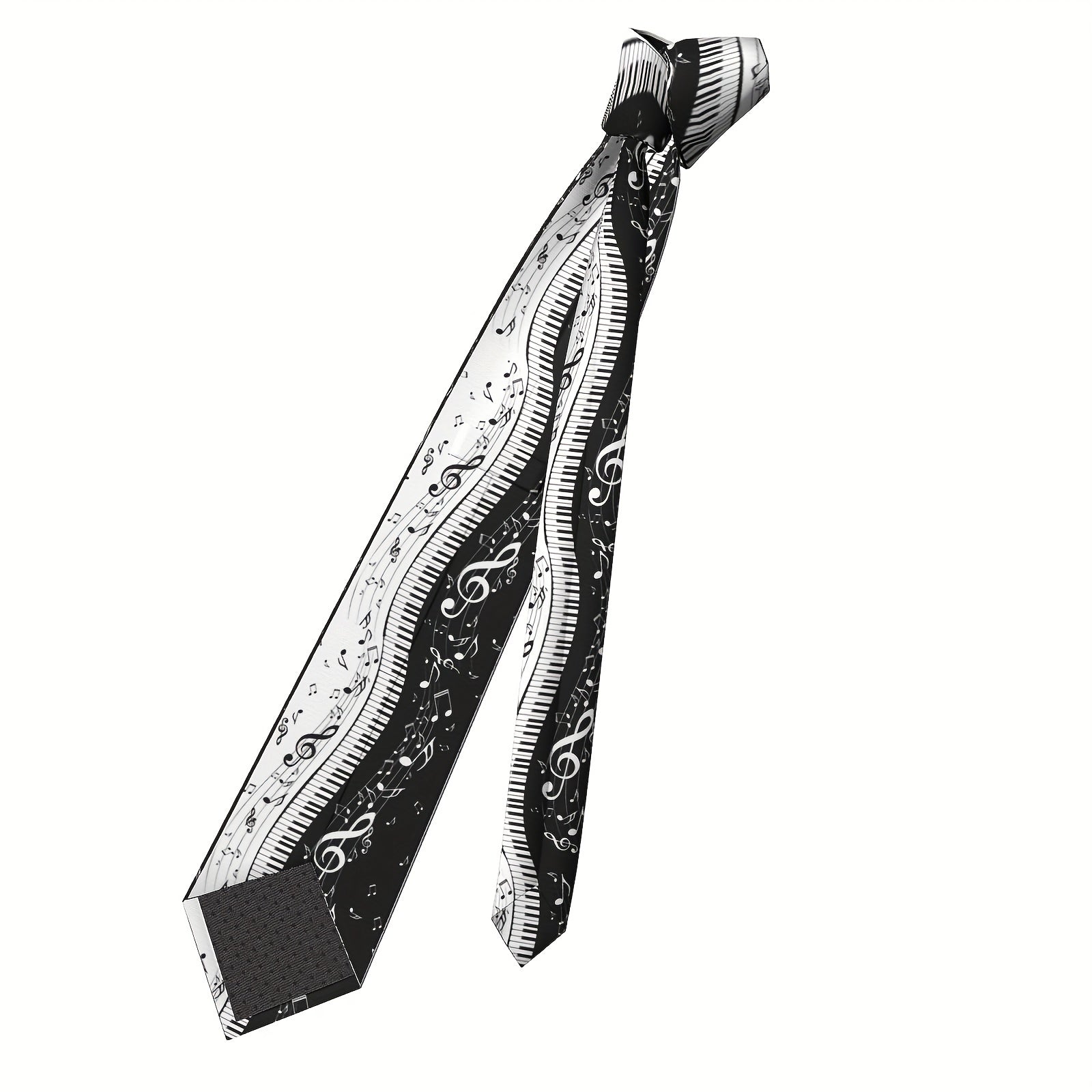 Minimalist Piano Keys Men's Tie