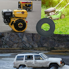 5ft Fuel Line Hose with Clamps 150PSI