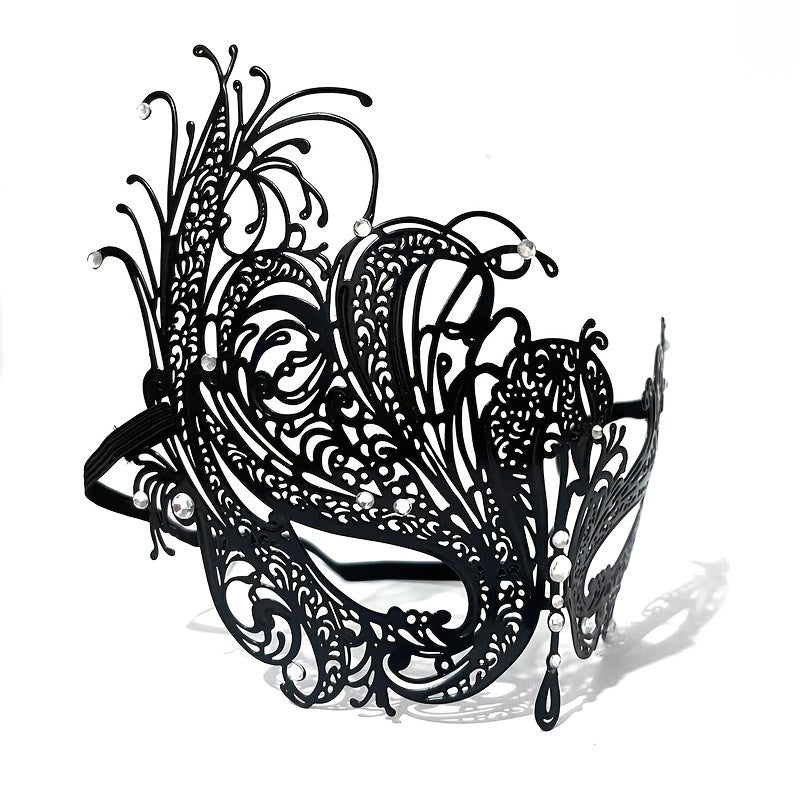 Rhinestone Venetian Masquerade Mask for Women