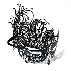 Rhinestone Venetian Masquerade Mask for Women