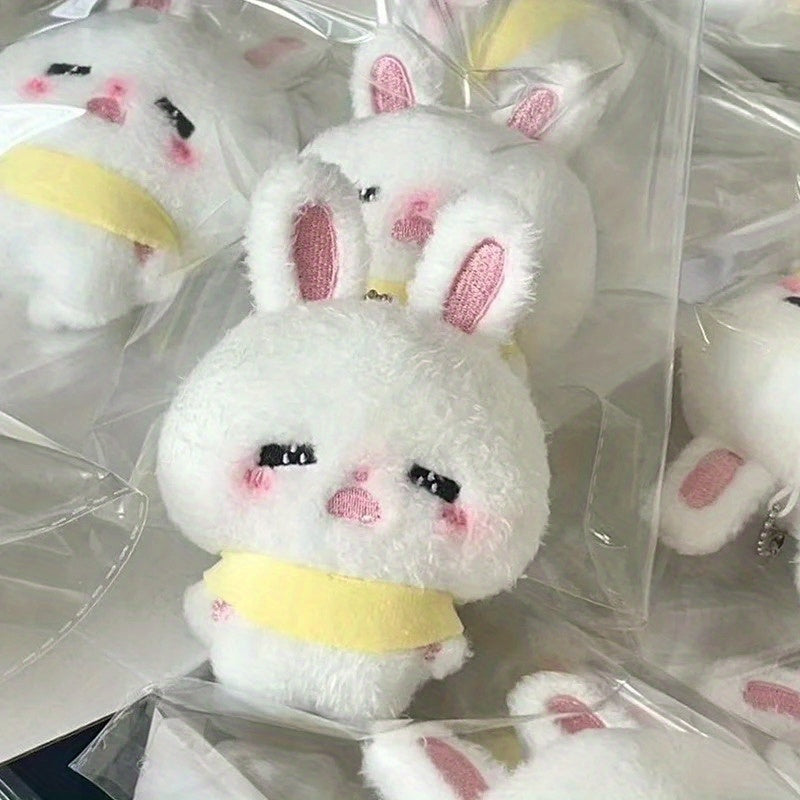 2pcs Rabbit Plush Toy Keychain Couple Gift Accessory Bag Charm