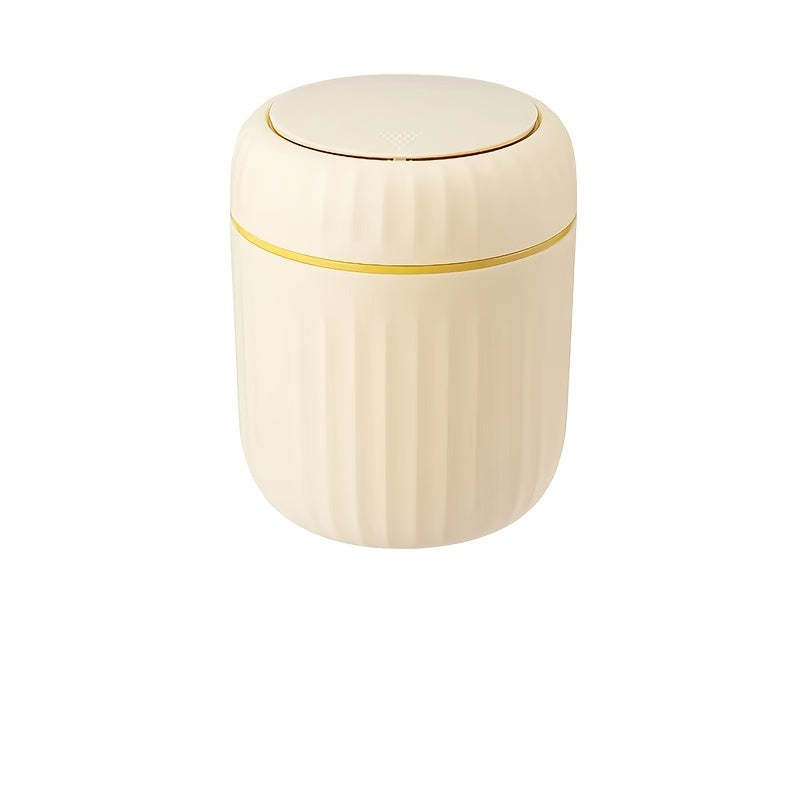 Desktop Trash Can with Lid Creative Small Coffee Table Office Living Room