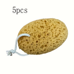 5 Pcs Exfoliating Bath Sponge Natural Seaweed Honeycomb Sponge