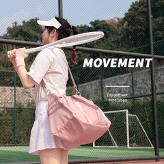 Large Capacity Travel Bag for Short Business Trips with Shoe Compartment