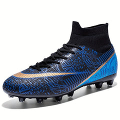 Boy's Non Slip AG Football Cleat Outdoor Soccer Shoes
