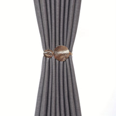 2pcs Metal Spring Strap Curtain Tieback Elastic Curtain Buckle