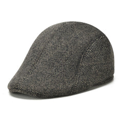 Vintage Woolen Beret Hat for Autumn Winter Fashion