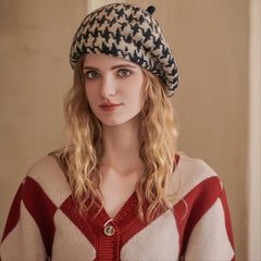 Multicolor Beret Casual Autumn Winter Painter Hat