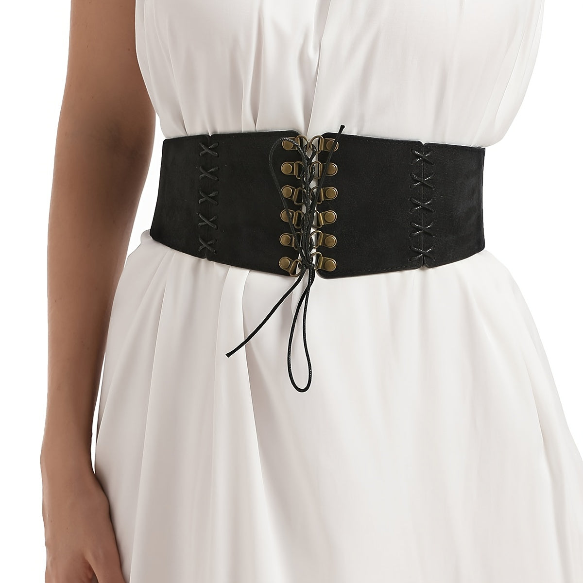 Elastic Corset Belt Wide Waist Belt For Women Girls