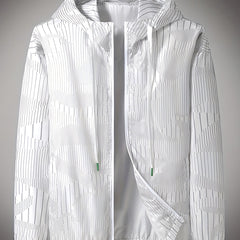 Men's Breathable Sunscreen Windbreaker Hooded Jacket