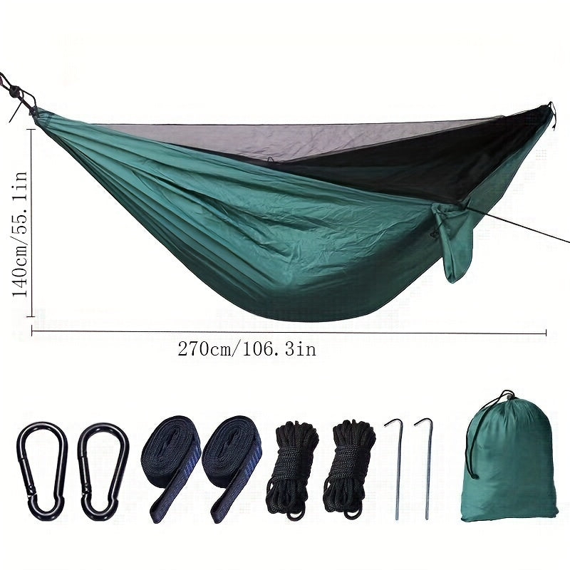 Outdoor Double Hammock with Mosquito Net for Camping