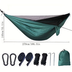 Outdoor Double Hammock with Mosquito Net for Camping