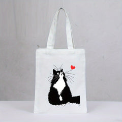 Cat Series Canvas Bag For Men