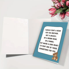 Funny Brother Birthday Card - Birthday Card For Brother