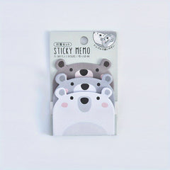 Cartoon Animal Sticky Notes Combo Pack