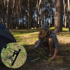 Heavy Duty Windproof Ground Nails for Tents Canopies and Beach Shelters