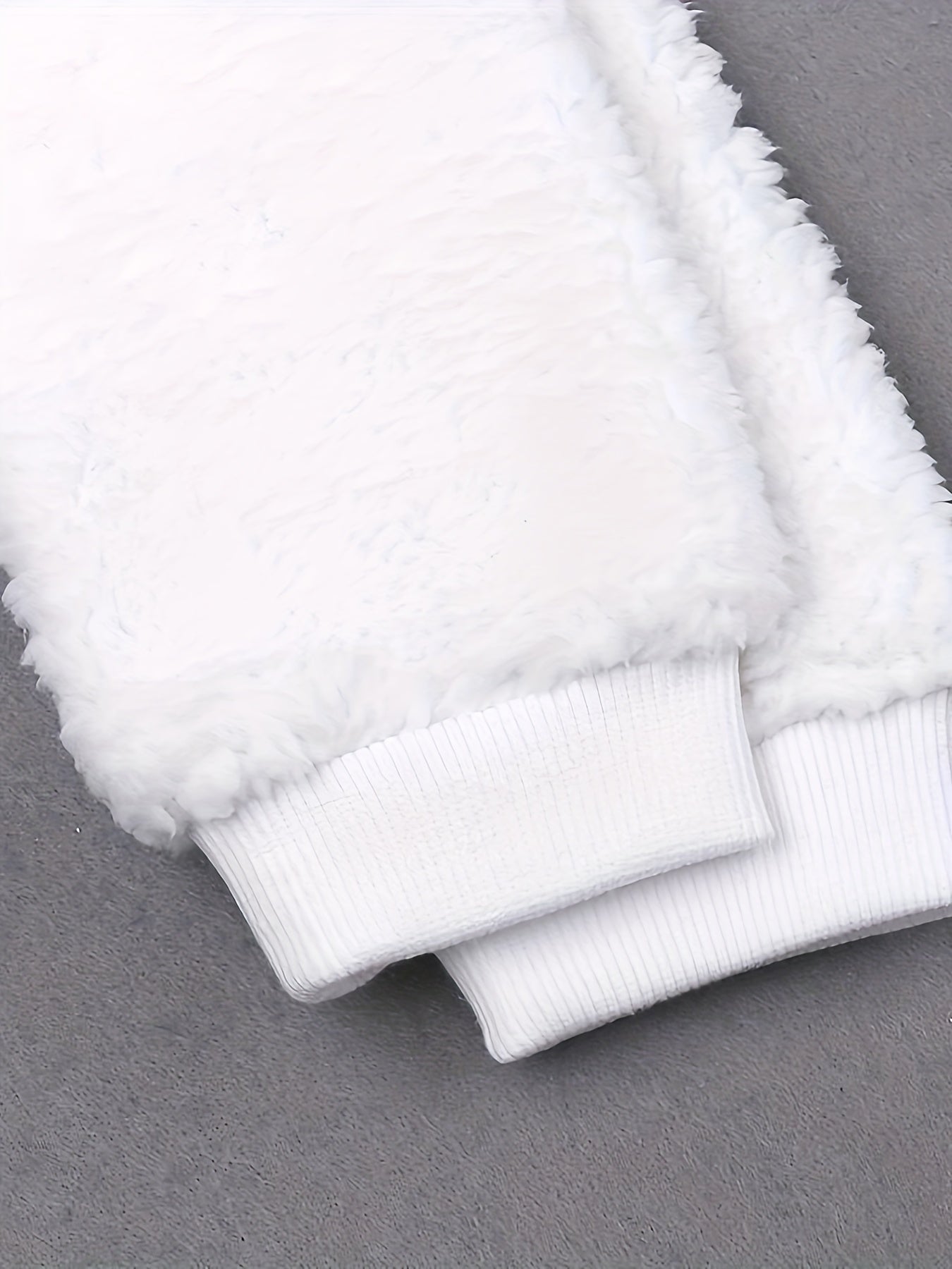 Fleece Bear Jacket For Baby Boys & Girls, Warm Hooded Coat